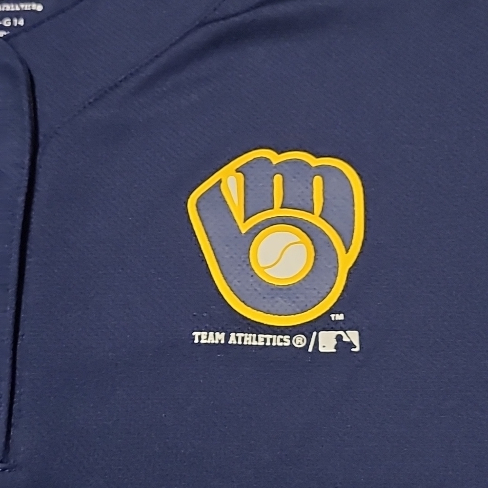 Milwaukee Brewers Baseball Top - Girl's Large - Picture 3 of 6